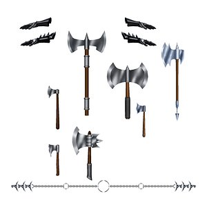 3D Melee Weapons Pack 3