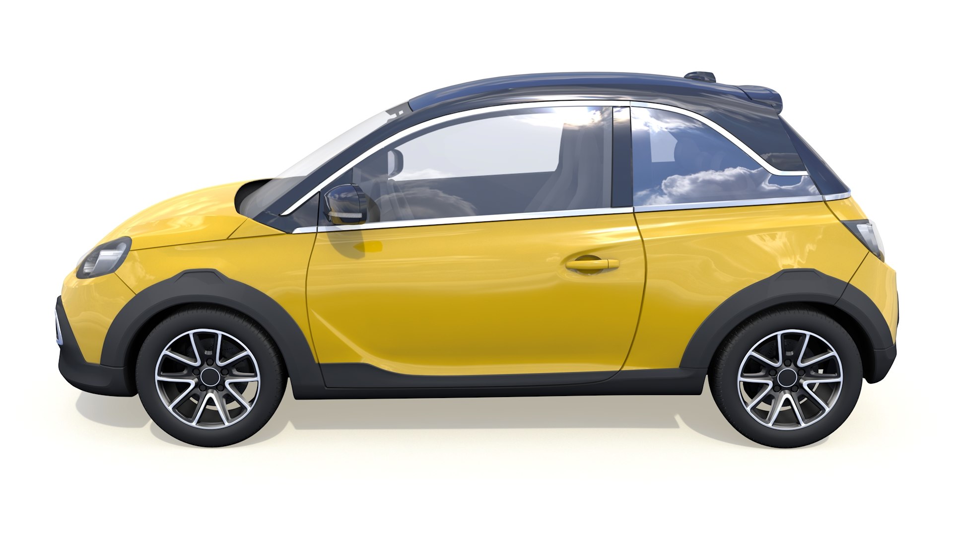 Generic Small Hatchback 3D Model - TurboSquid 2265289