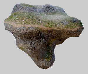3d model of floating island