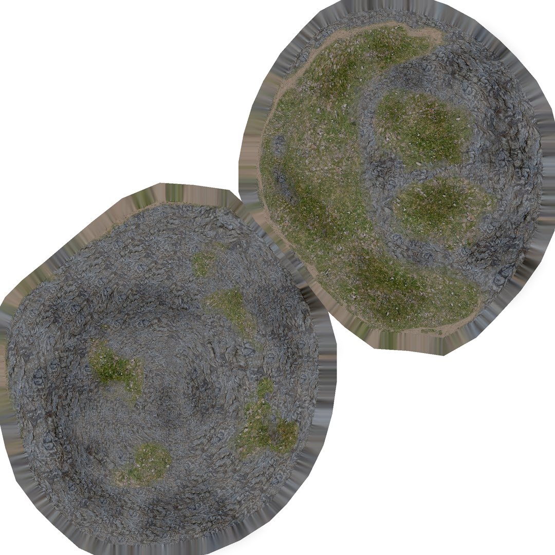 3d model of floating island