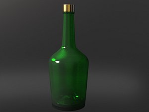3dsmax wine liquor bottle