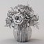 flowers bouquet 3D model