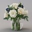 flowers bouquet 3D model