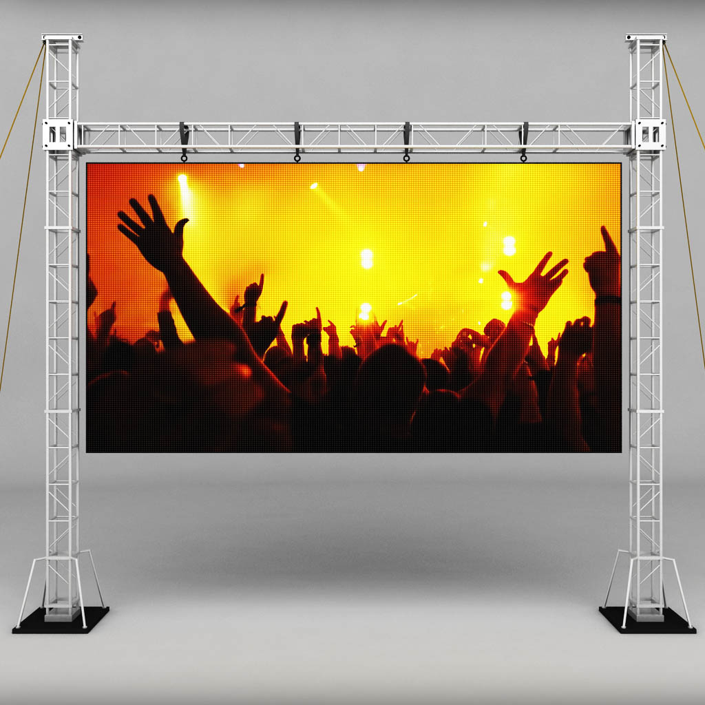 max telebim scaffolding led screen