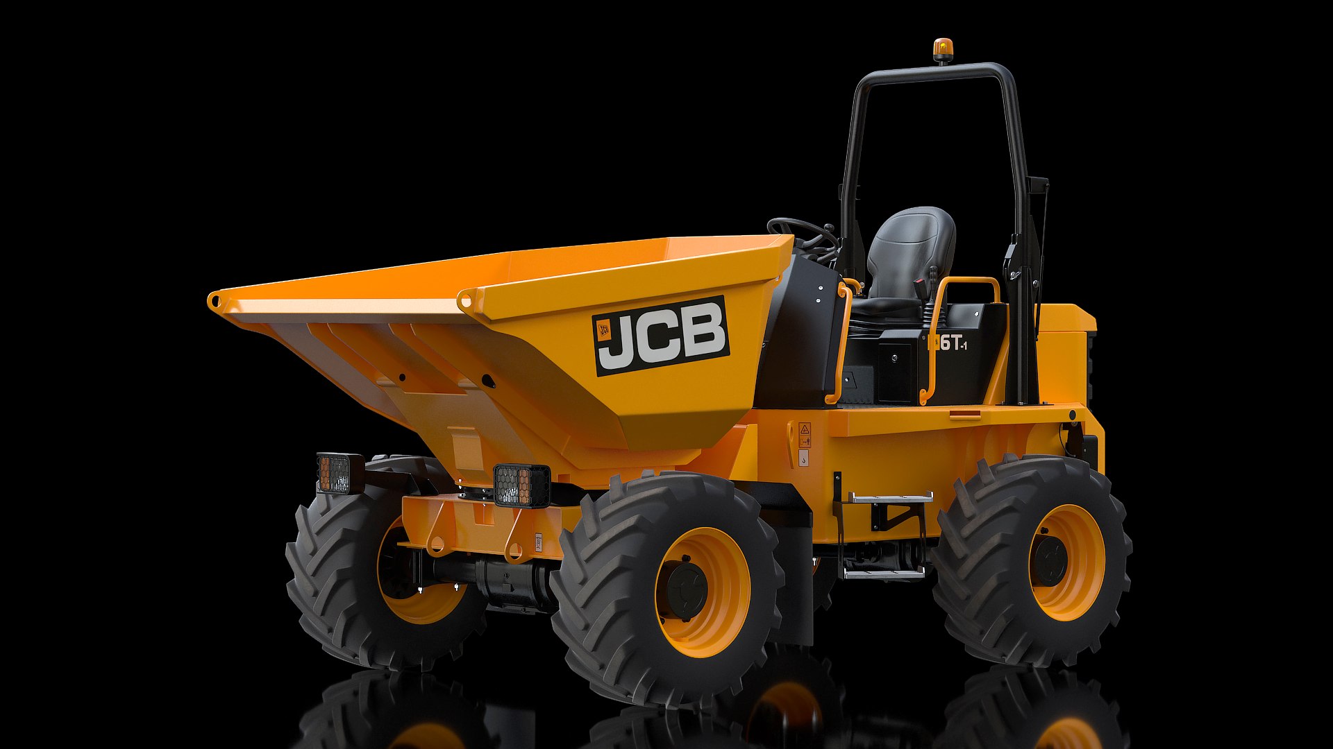 JCB 6T-1 Site Dumper 3D model preview