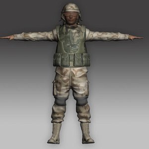 soldier rigged max