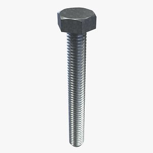 hex bolt m6x50 3D