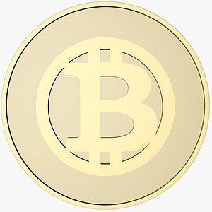 3D model bitcoin coin
