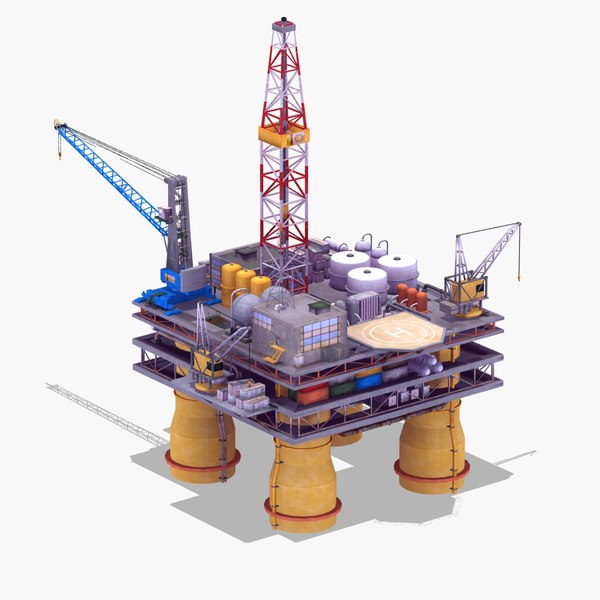 Oil Rig 2012 3D 모델 - TurboSquid 646736
