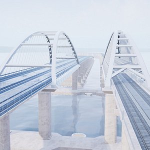 Crimean Bridge explosion 3D model