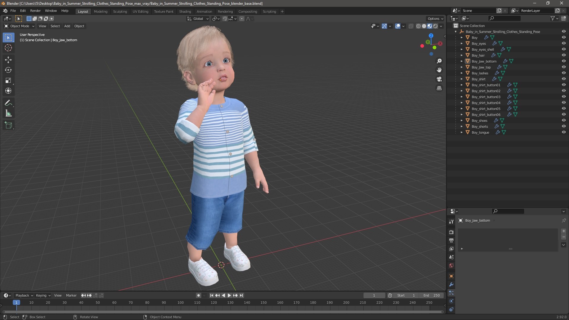 Baby in Summer Strolling Clothes Standing Pose 3D model https://p.turbosquid.com/ts-thumb/on/8IBKuk/d0/babyinsummerstrollingclothesstandingposevray3dmodel026/jpg/1723777329/1920x1080/fit_q87/080c52bf1e1d9086e0f5da466a4c8a133ce8aee7/babyinsummerstrollingclothesstandingposevray3dmodel026.jpg