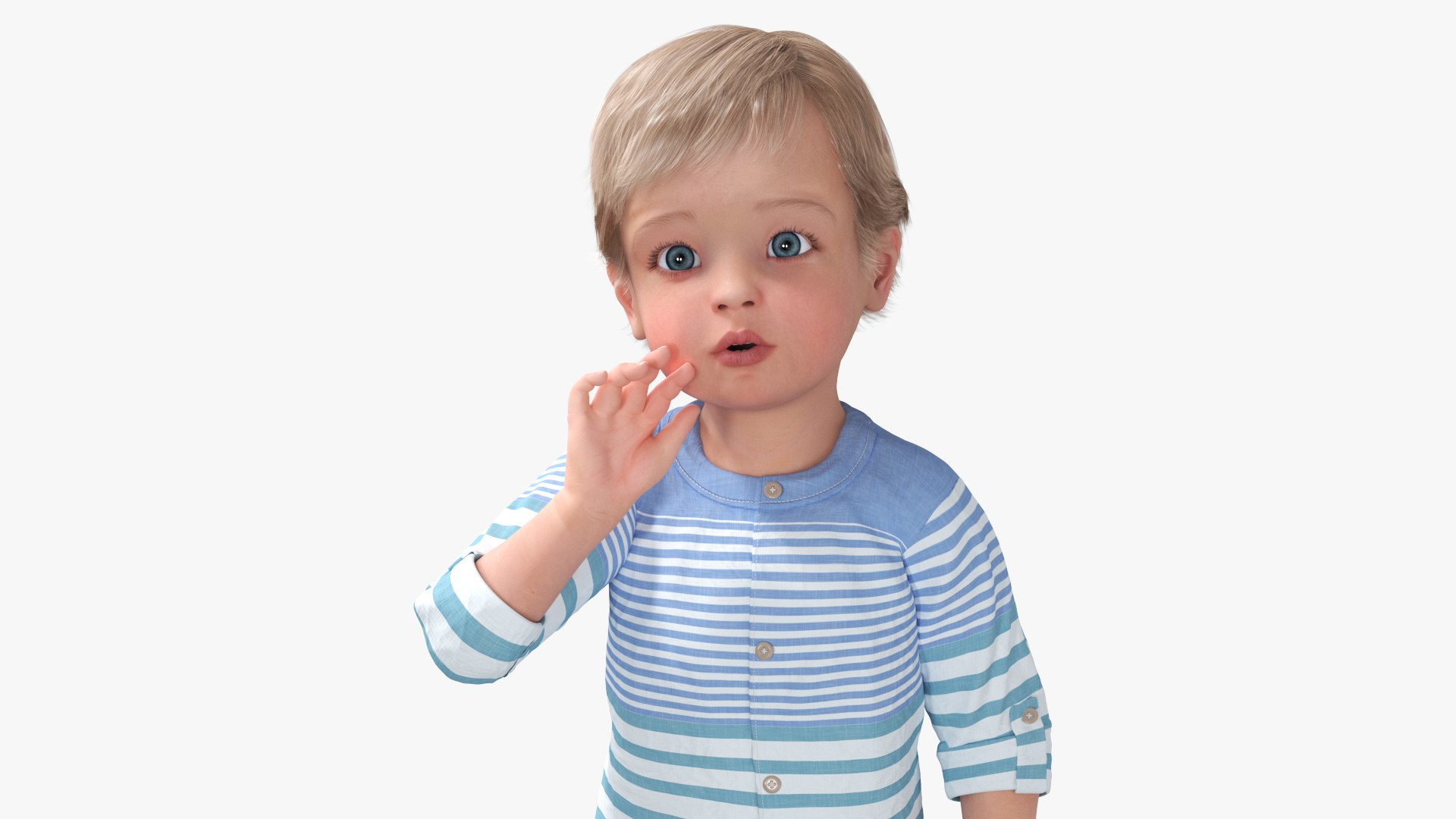 Baby in Summer Strolling Clothes Standing Pose 3D model https://p.turbosquid.com/ts-thumb/on/8IBKuk/fb/babyinsummerstrollingclothesstandingposevray3dmodel010/jpg/1723777279/1920x1080/fit_q87/aa1909f2183d98e259425b49ec3791f9ddcbcf14/babyinsummerstrollingclothesstandingposevray3dmodel010.jpg
