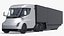 Electric Semi Trucks and Trailers Collection
