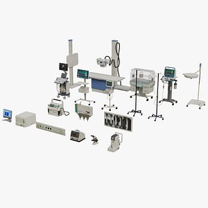 Hospital Props Collection 1B model