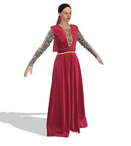 3D model woman clothes