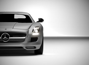 3D Mercedez benz amg sls model