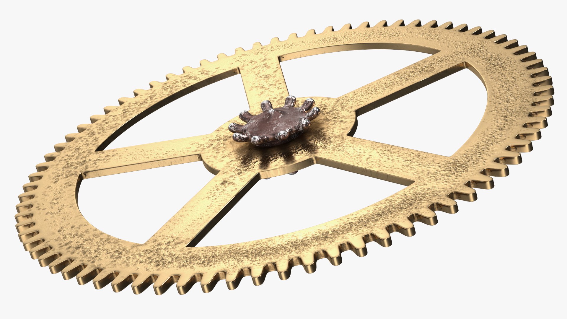 3D Clockwork Gear - TurboSquid 2158783