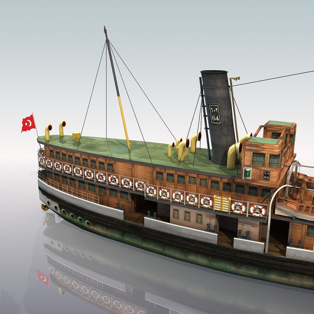 Bosphorus Steamship 3d Model