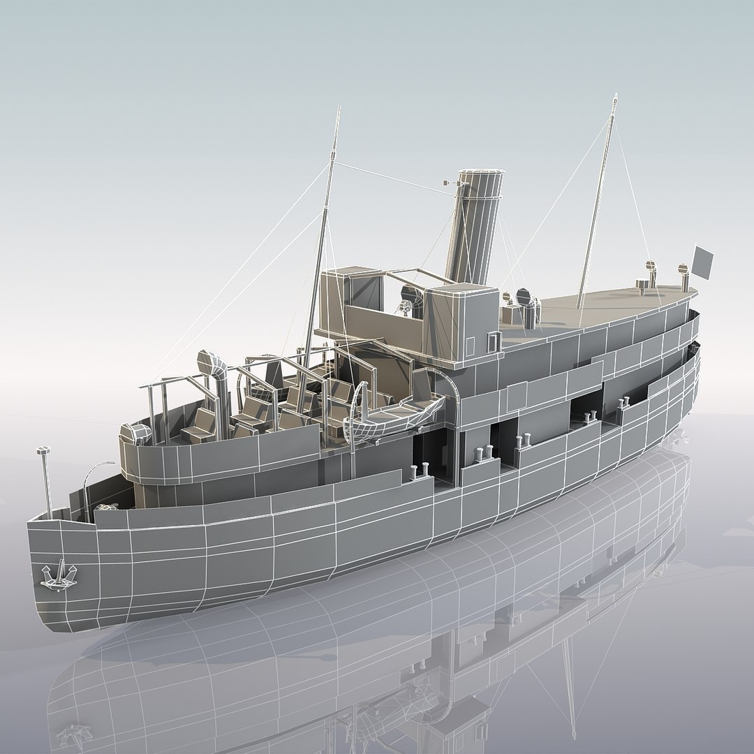 Bosphorus Steamship 3d Model