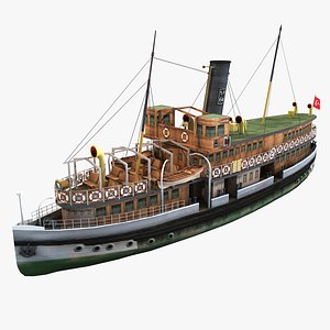 bosphorus steamship 3d model