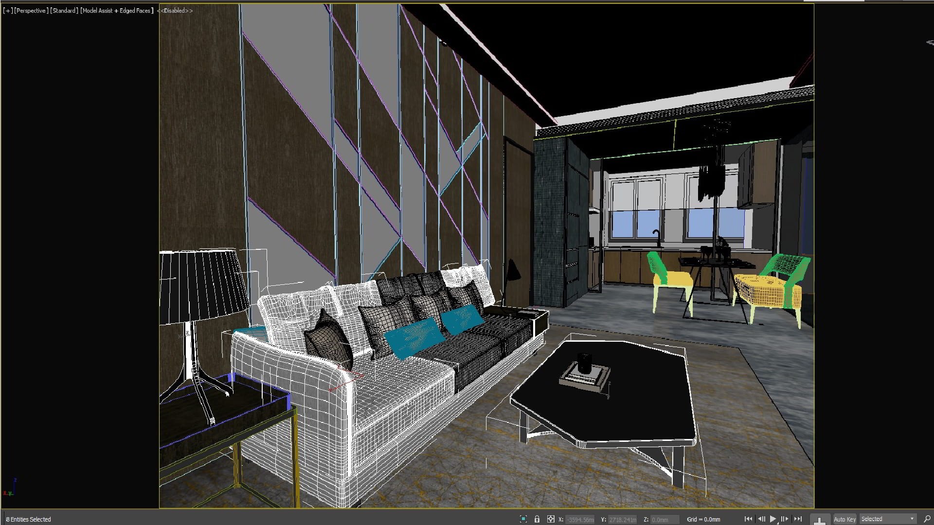 3D Model 57- Modern Luxury Living Room - Light Luxury - TurboSquid 2026409