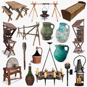 Medieval Collection 3D model