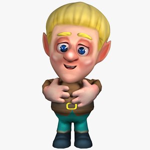 Cute Dwarf 3D model
