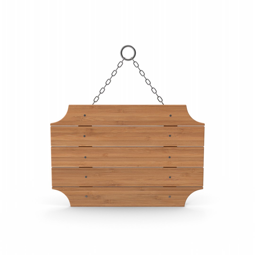Hanging Signboard 3D - TurboSquid 2081351