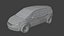 minivan car generic 3D model