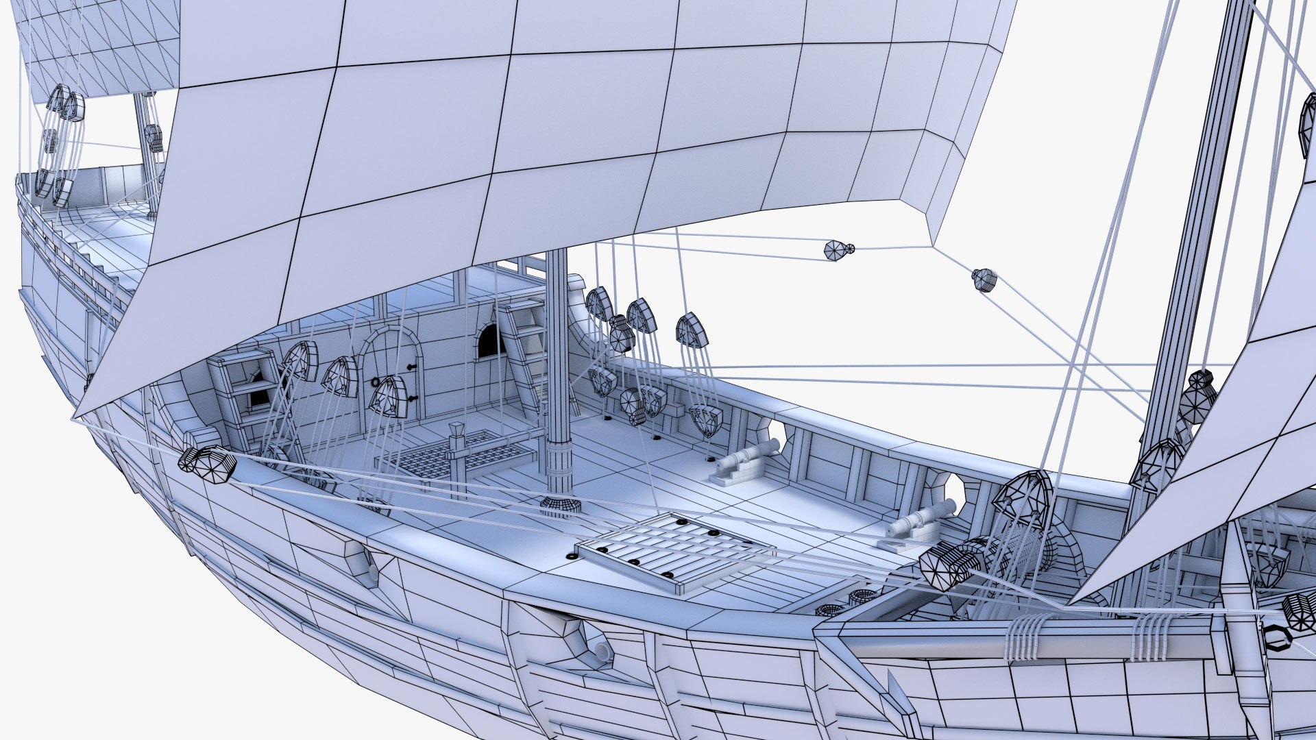 la pinta ships 3d model