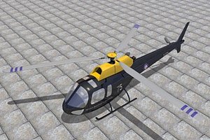 3d model squirrel helicopter raf
