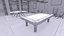 realistic billlard ping pong 3D model
