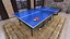 realistic billlard ping pong 3D model