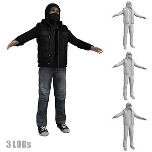 rebel 3 3d model