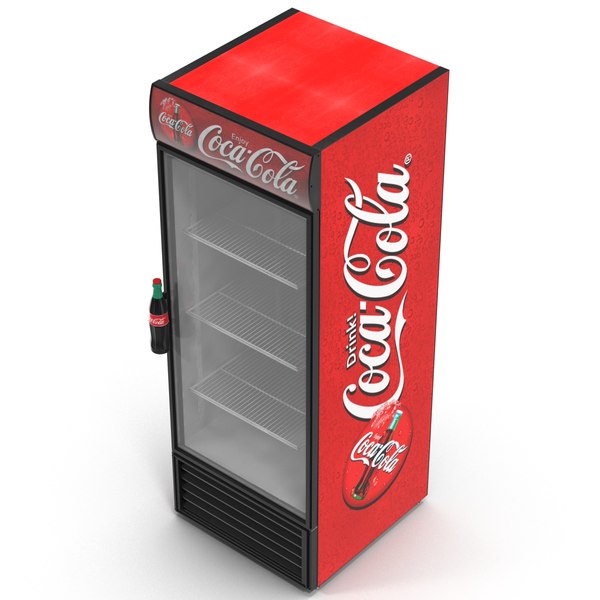 3d refrigerator coca cola