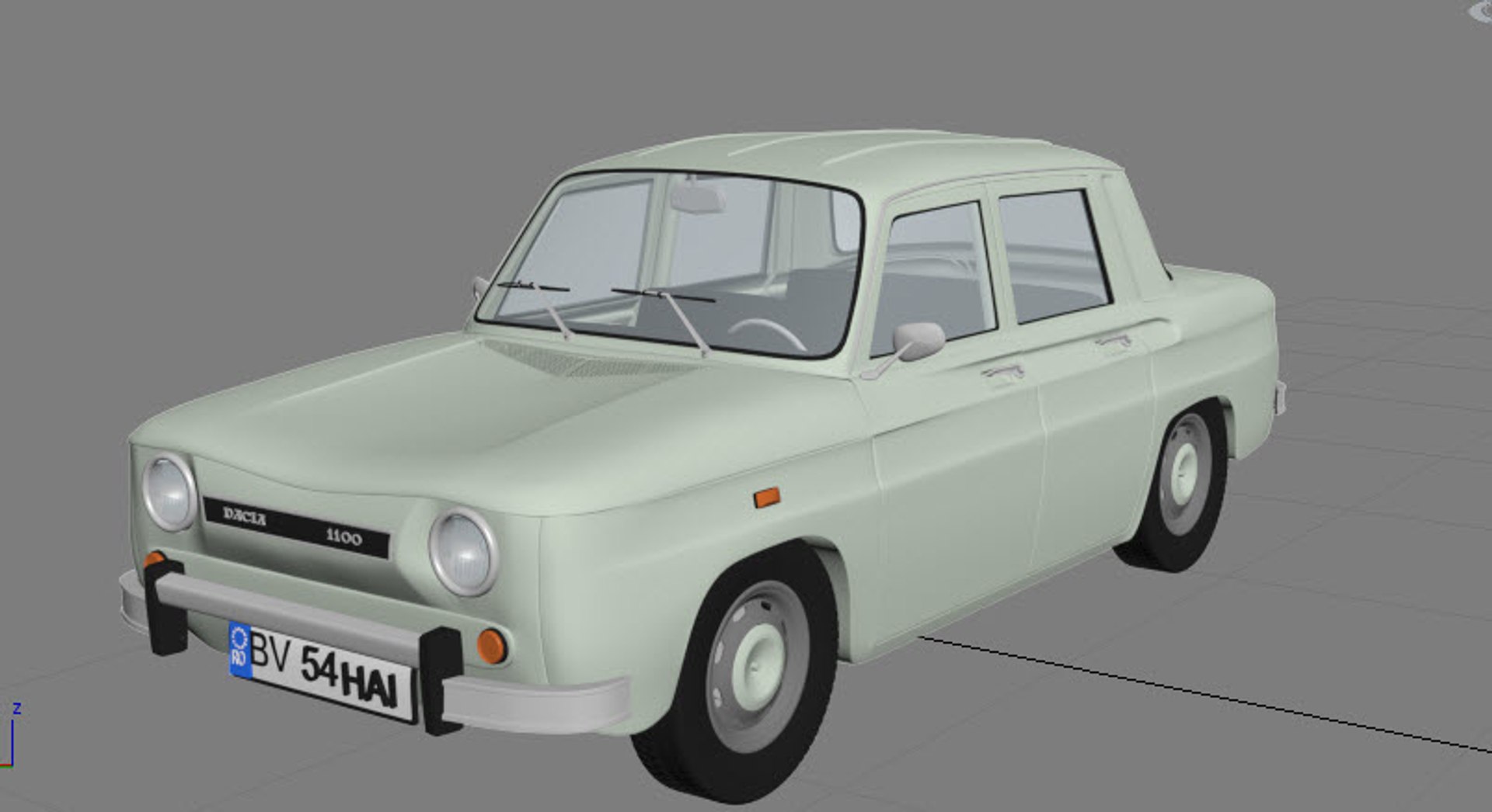 dacia 1100 car 3D model https://p.turbosquid.com/ts-thumb/oo/RazvVX/v4uVHe2t/front3himax/jpg/1574625573/1920x1080/fit_q87/bd978c48b7e946b4dfa2e5f5b343e3335889b1e1/front3himax.jpg