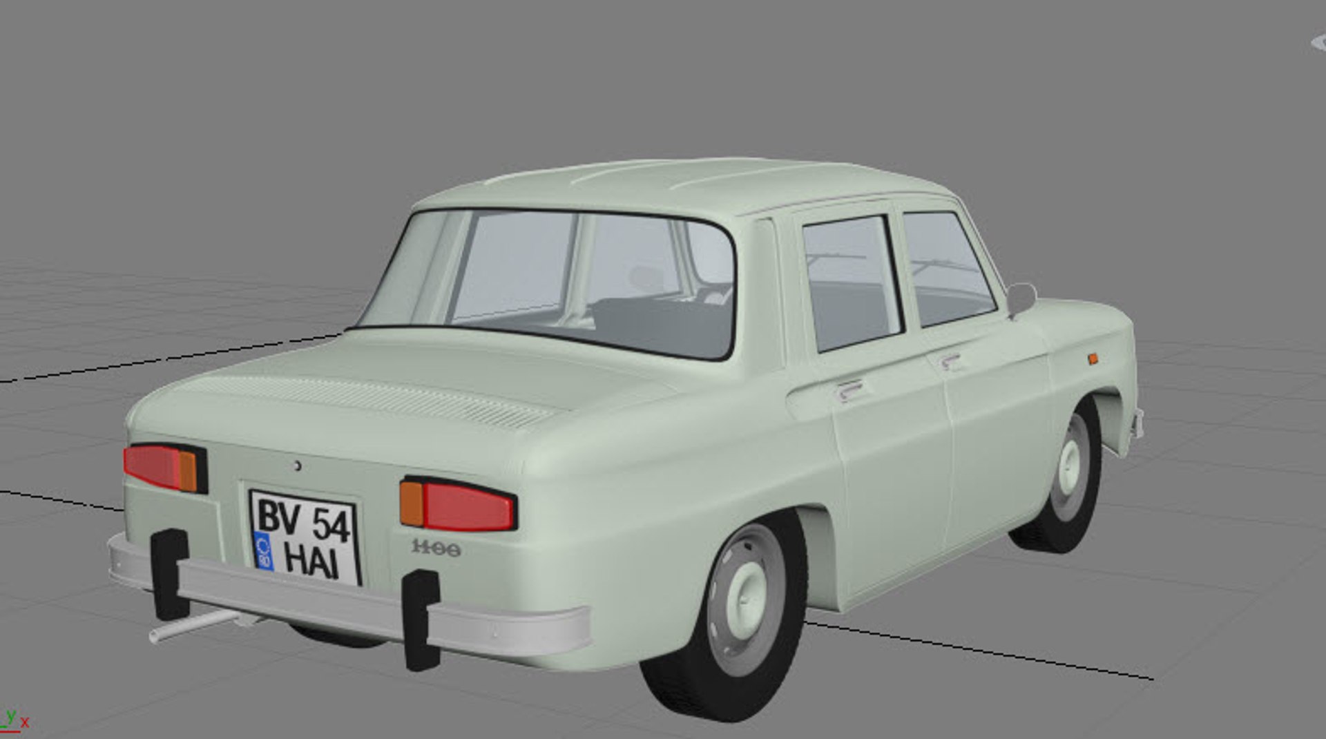 dacia 1100 car 3D model https://p.turbosquid.com/ts-thumb/oo/RazvVX/xNvd98nt/back3himax/jpg/1574625587/1920x1080/fit_q87/337e29568f3f87e67516dc711e7532af8eb6c0cf/back3himax.jpg