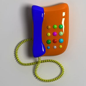 cartoon phone