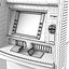 3d model atm cash machine