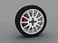 3d model seat ibiza cupra alloy wheel