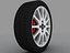 3d model seat ibiza cupra alloy wheel