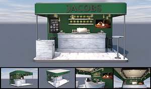 exhibition stand 3D model