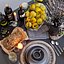 Table setting with brunches