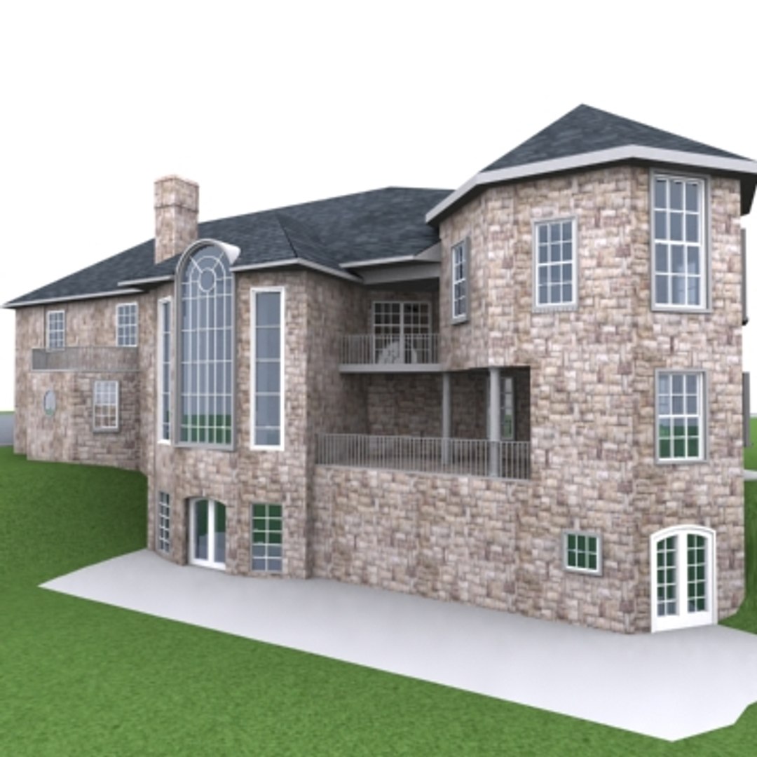 3d Fully House Model