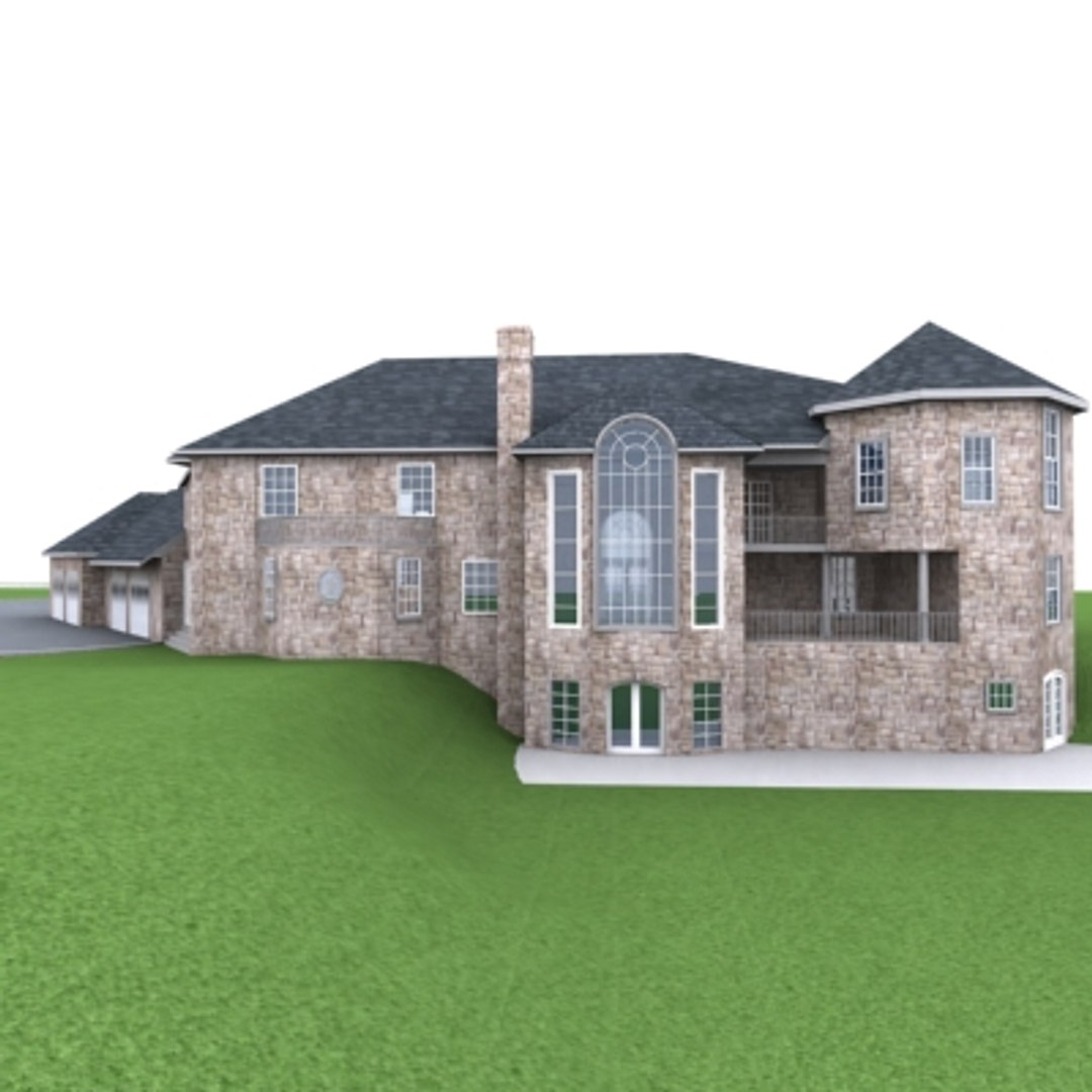 3d Fully House Model