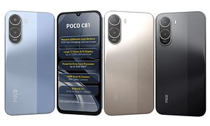 Xiaomi Poco C81 All Colors 3D