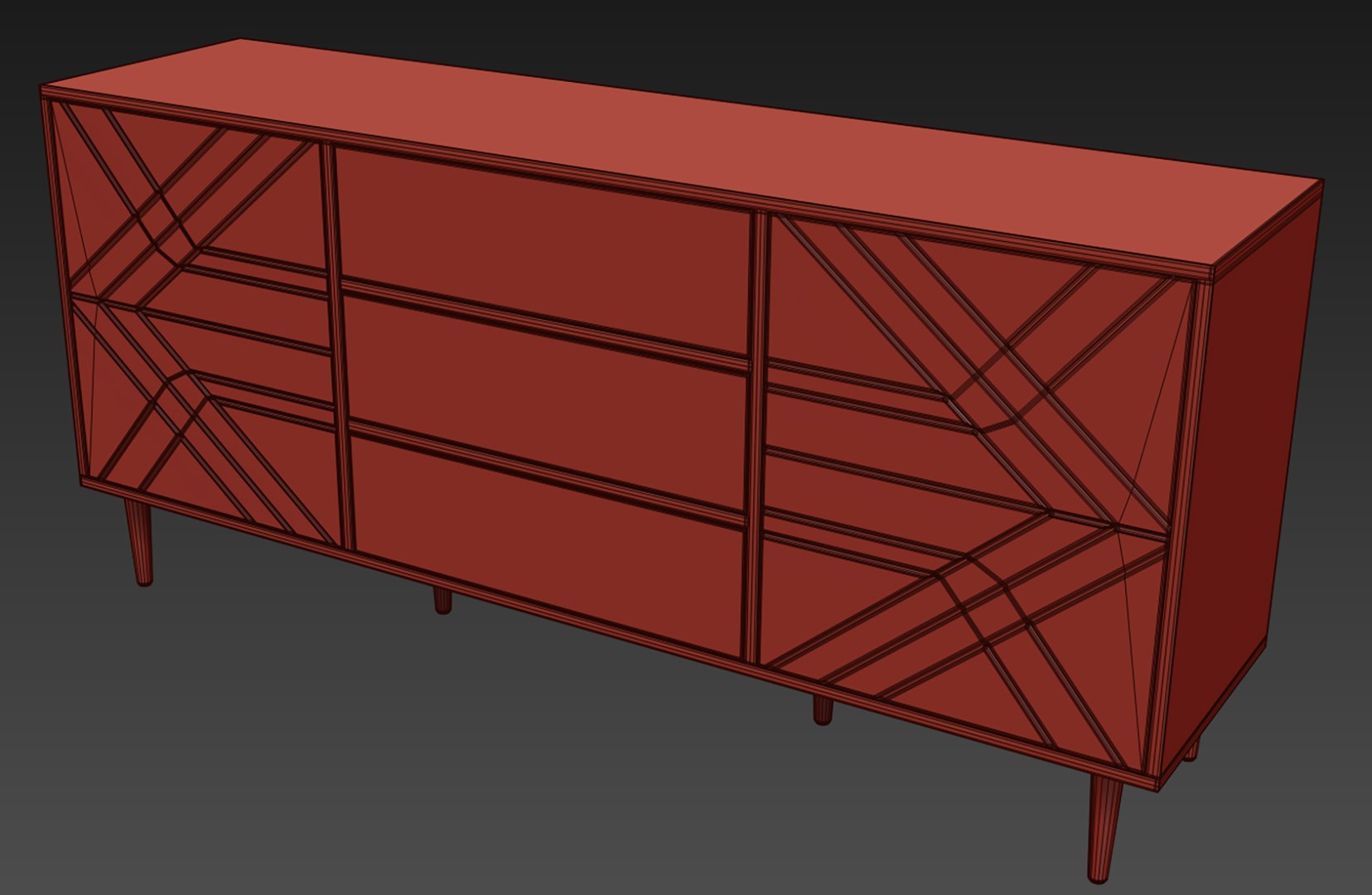 Chest Of Drawers And Bedside Table Zara Mocka 3D Model TurboSquid 2093053