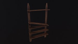 3D Pottery Shelf