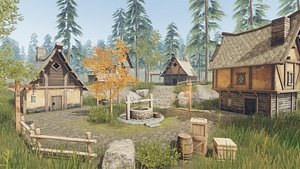 Medieval Houses and Props - Game Props