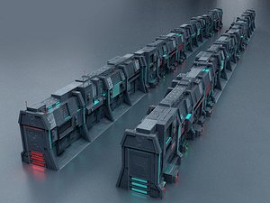 Dam Building Wall Sci Fi